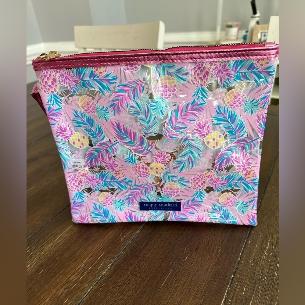 NWOT Simply Southern cosmetics bag